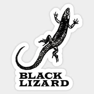 Black Lizard Sticker